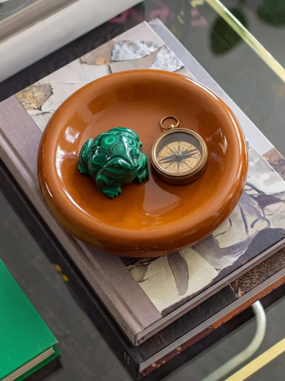 Clare V. x Schoolhouse Yves Catch-All (Amber Orange)